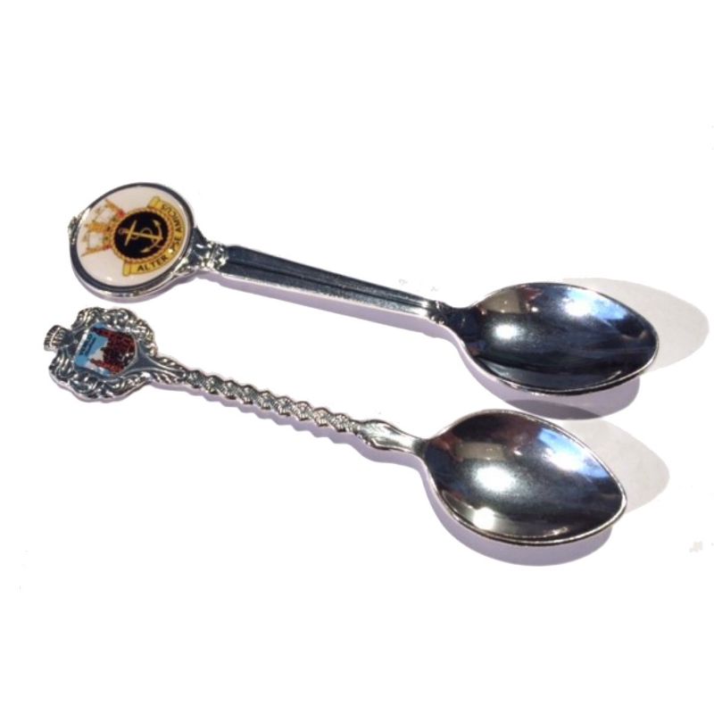 Silverplated Spoon Blank and printed dome